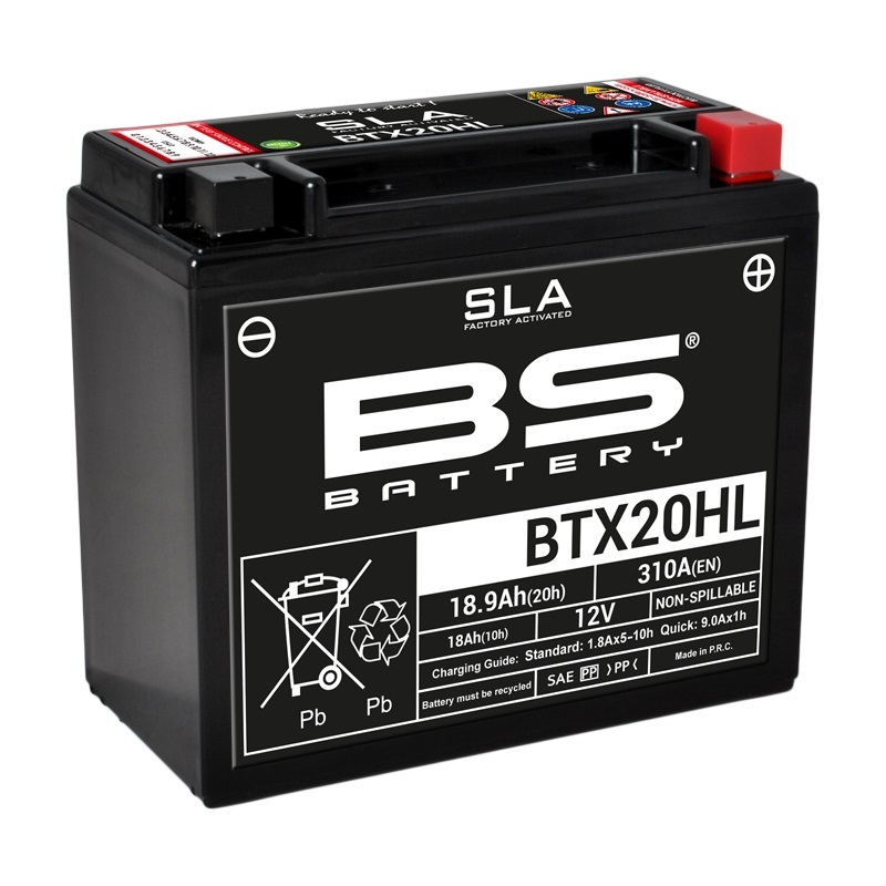 Envío gratis bateria bs battery sla btx20hl (fa) para moto repuestos ciclomotor - Zdjęcie 1 z 1