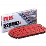 Cadena RK FR520MXZ4 con 128 eslabones rojo