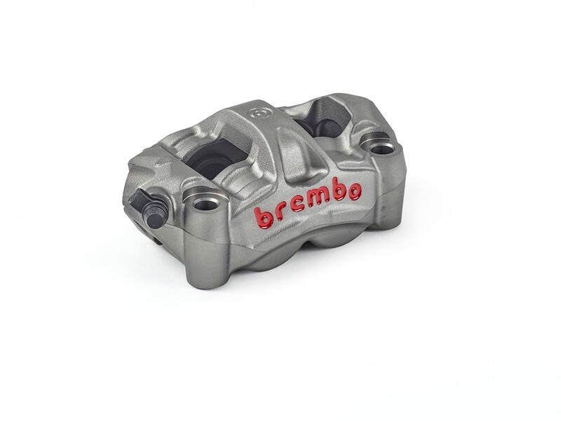 BREMBO m50 Front Left Brake Caliper Titanium Ø30mm per Moto Ricambi - Afbeelding 1 van 1