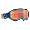 Masque SCOTT Fury - Bleu/orange - Écran orange chrome works Masque SCOTT Fury - Bleu/orange - Écran orange chrome works